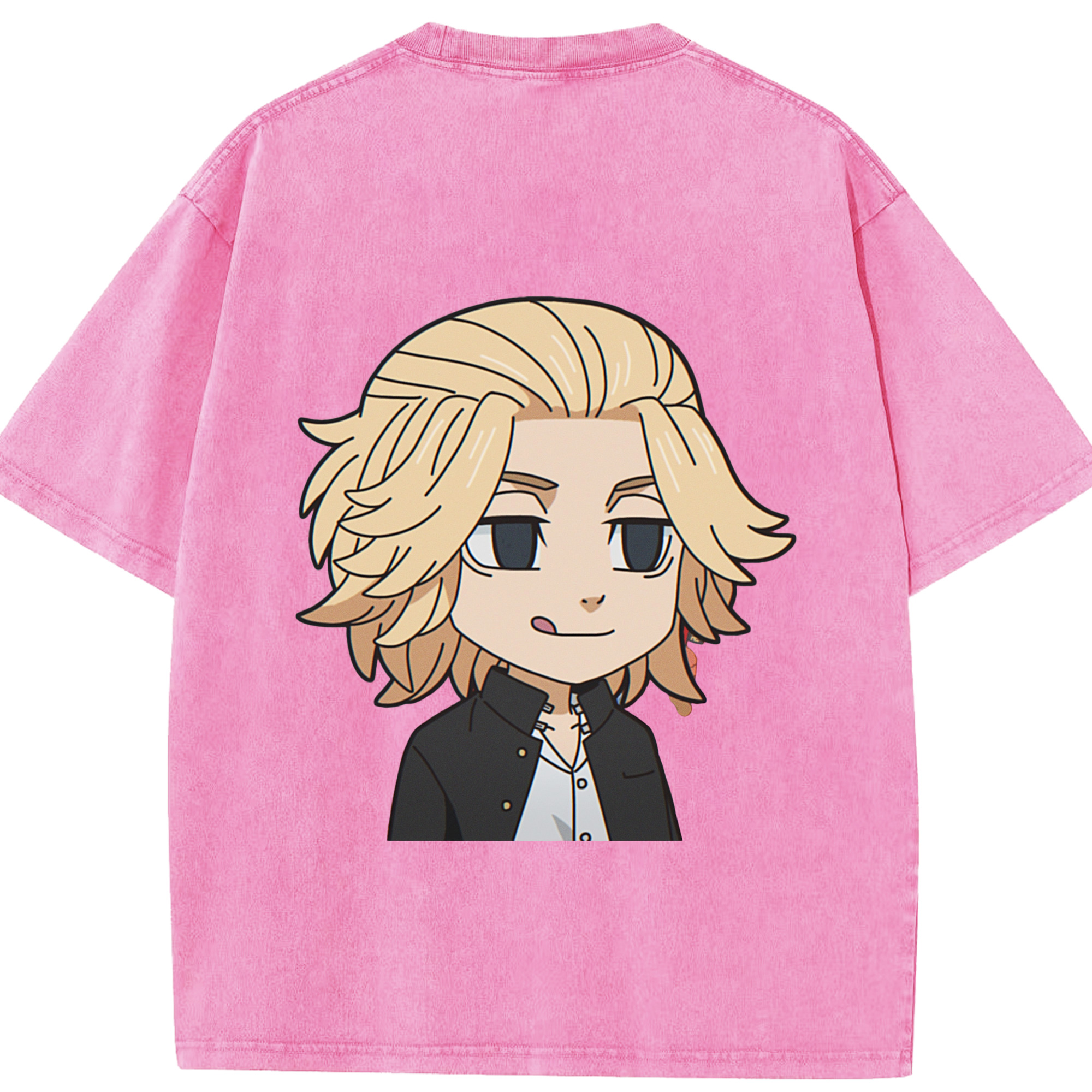 （画像用） 東京リベンジャーズ Tokyo Revengers 綿100% ヴィンテージ風 半袖Tシャツ（背面プリント）